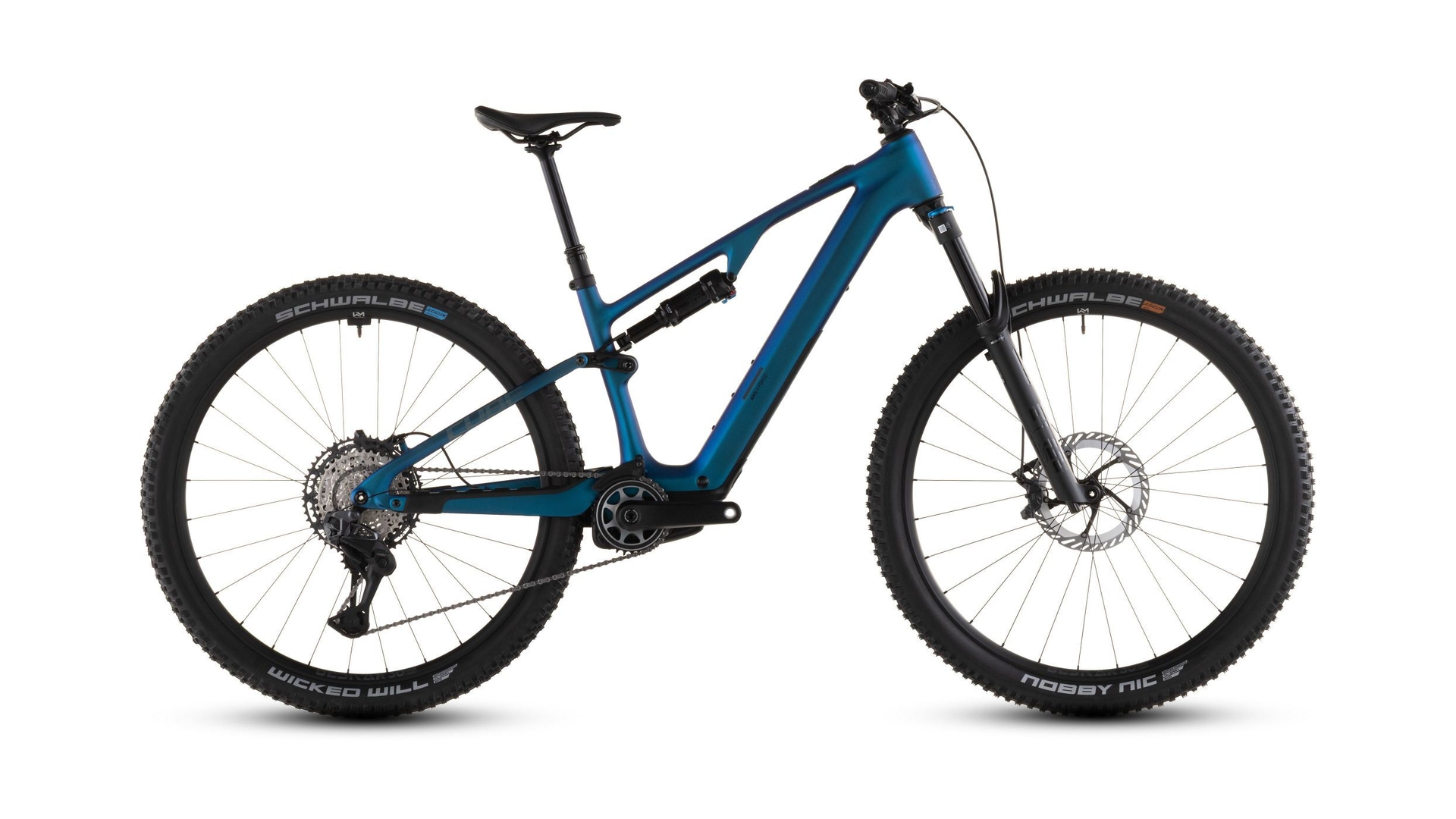 Main image of CUBE CUBE AMS HYBRID ONE44 C:68X SLX 400X NEBULA/BLACK