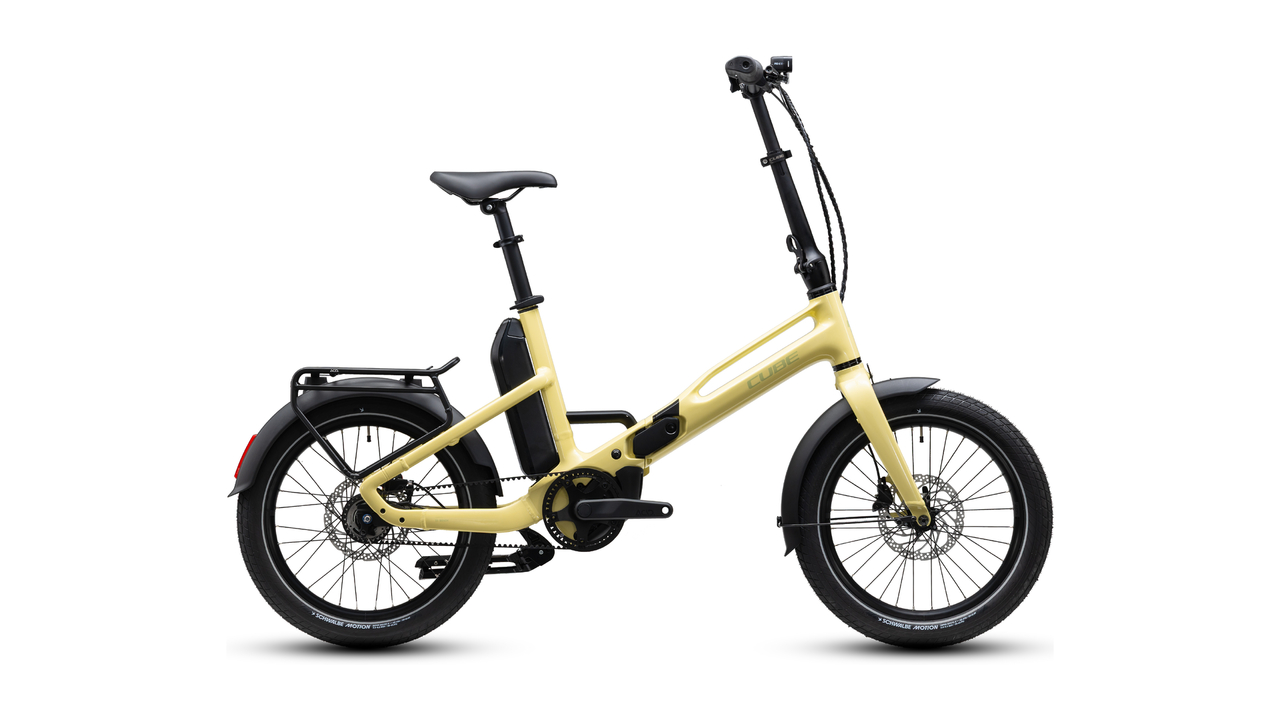 Main image of CUBE Cube Fold Hybrid Deluxe 540 paleyellow´n´sage