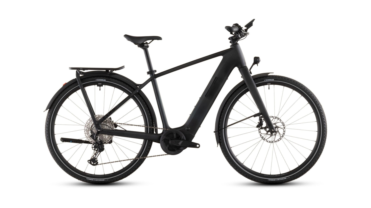 Main image of CUBE CUBE KATHMANDU HYBRID C:62 SLX 400X LIQUIDBLACK/BLUEDUST