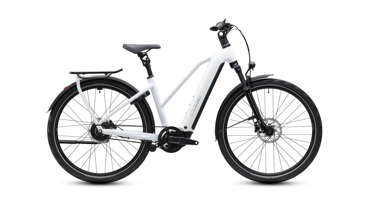 Main image of CUBE Cube Kathmandu Hybrid Deluxe Pro 800 metallicwhite´n´chrome