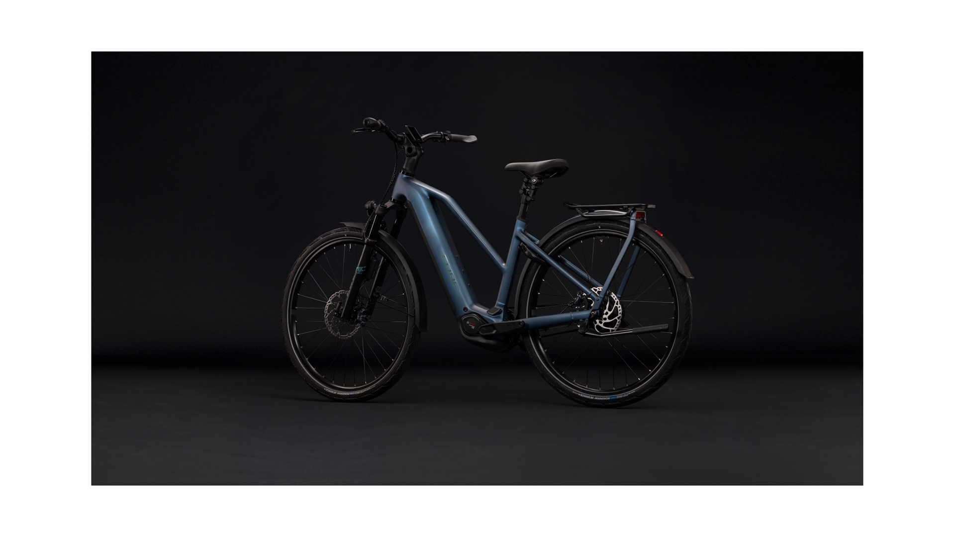 Cube Kathmandu Hybrid Deluxe SLX 800 mineralblue´n´blue