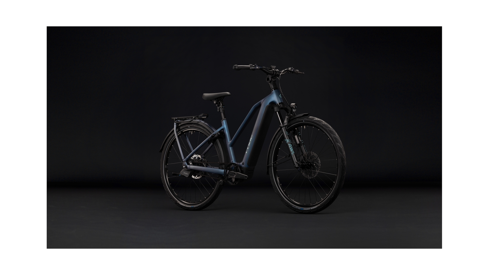 Cube Kathmandu Hybrid Deluxe SLX 800 mineralblue´n´blue