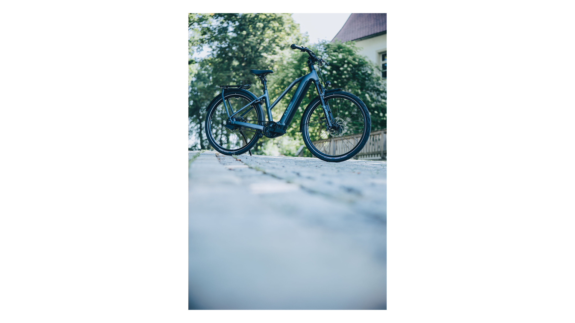 Cube Kathmandu Hybrid Deluxe SLX 800 mineralblue´n´blue
