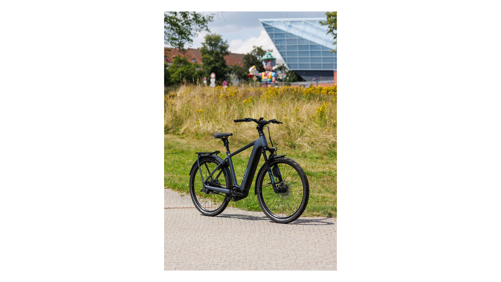 Cube Kathmandu Hybrid Deluxe SLX 800 mineralblue´n´blue
