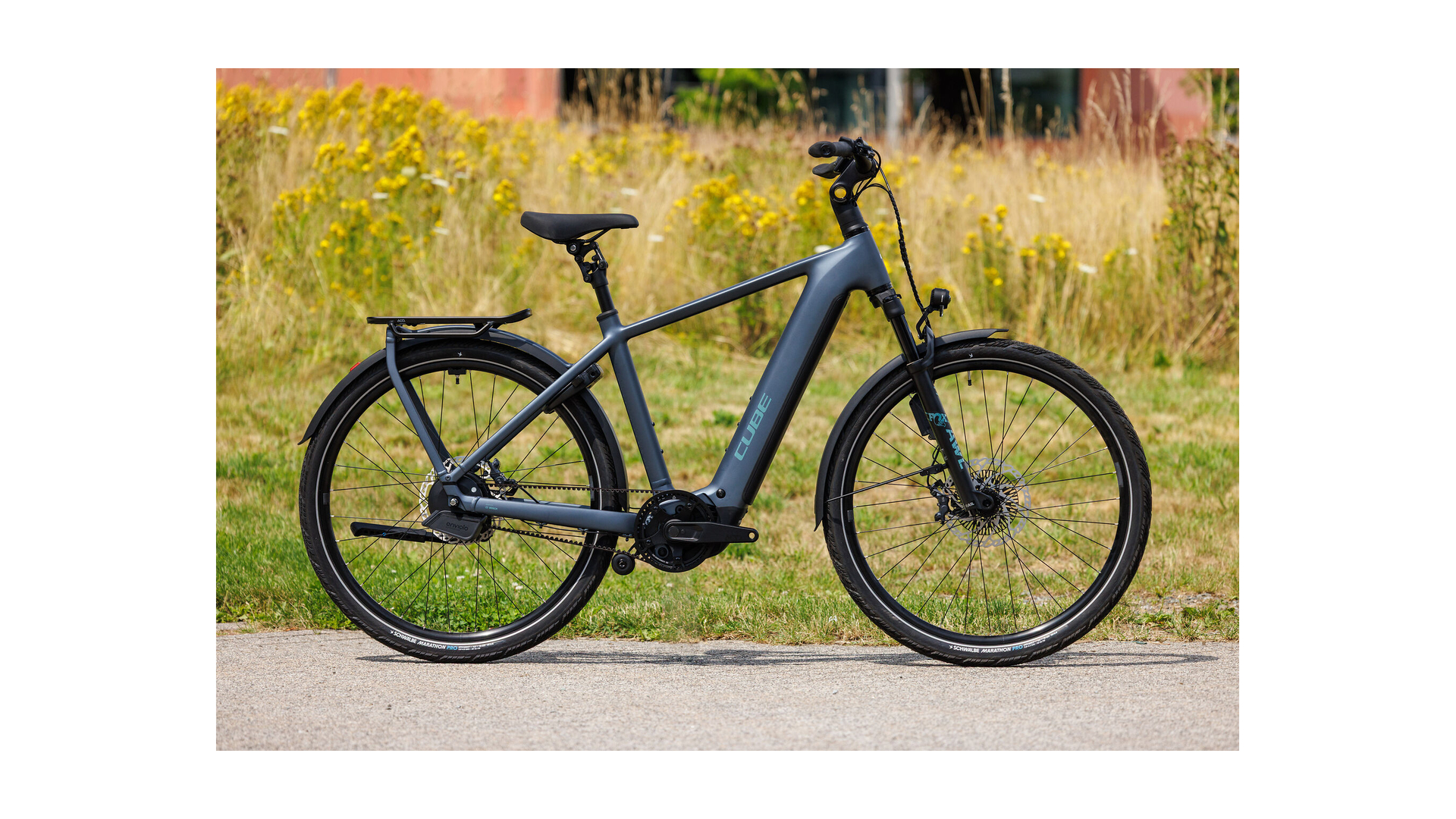 Cube Kathmandu Hybrid Deluxe SLX 800 mineralblue´n´blue