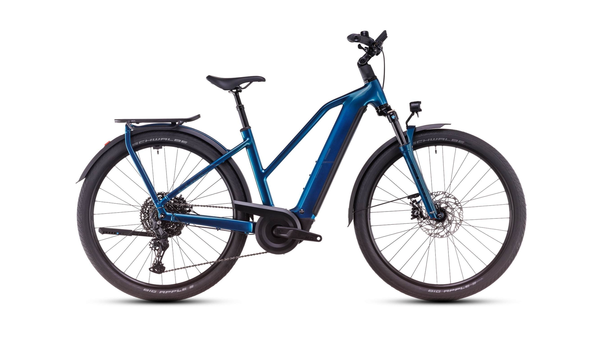 Main image of CUBE CUBE KATHMANDU HYBRID EX 800 ELECTRICBLUE/CHROME 2025