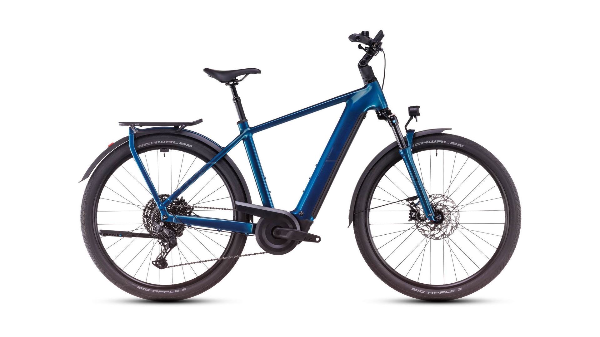 Main image of CUBE CUBE KATHMANDU HYBRID EX 800 ELECTRICBLUE/CHROME 2025