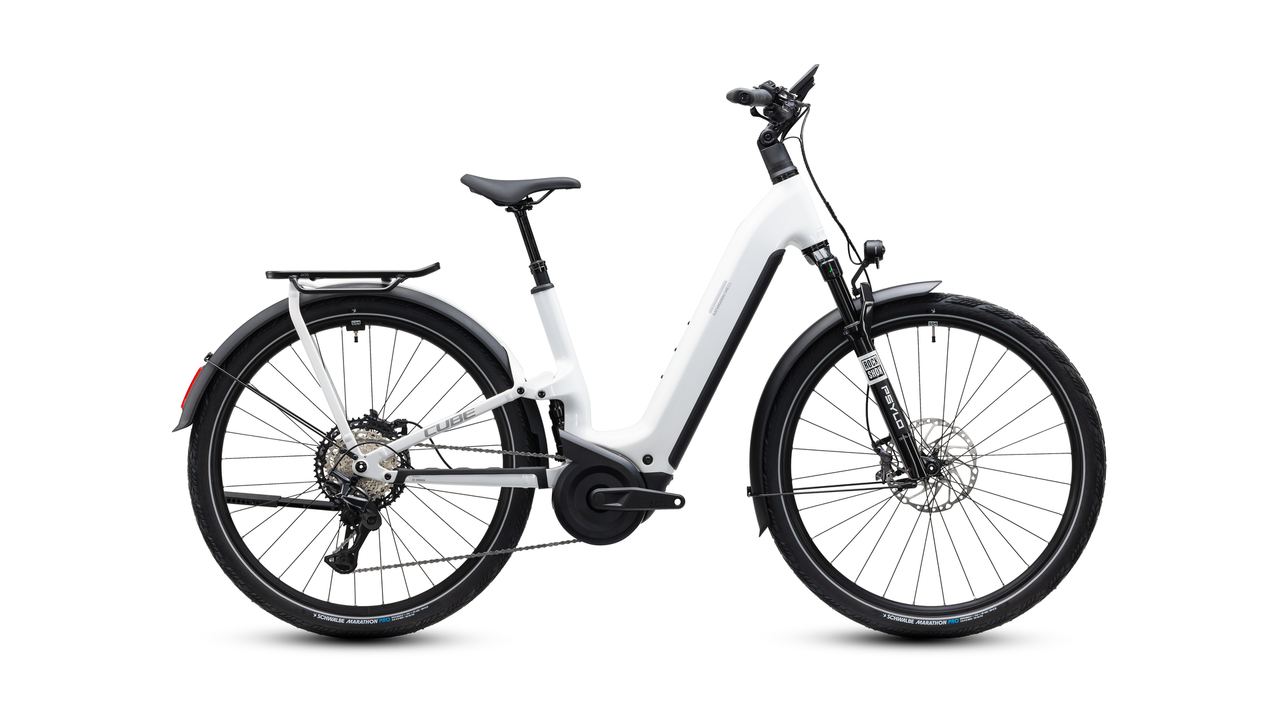 Main image of CUBE Cube Kathmandu Hybrid ONE11 HPC SLX 800 metallicwhite´n´prizm
