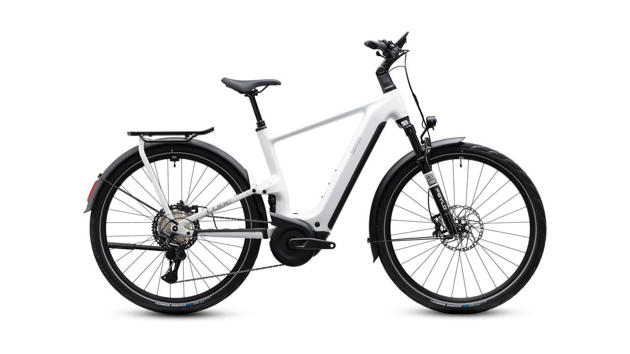 Main image of CUBE Cube Kathmandu Hybrid ONE11 HPC SLX 800 metallicwhite´n´prizm