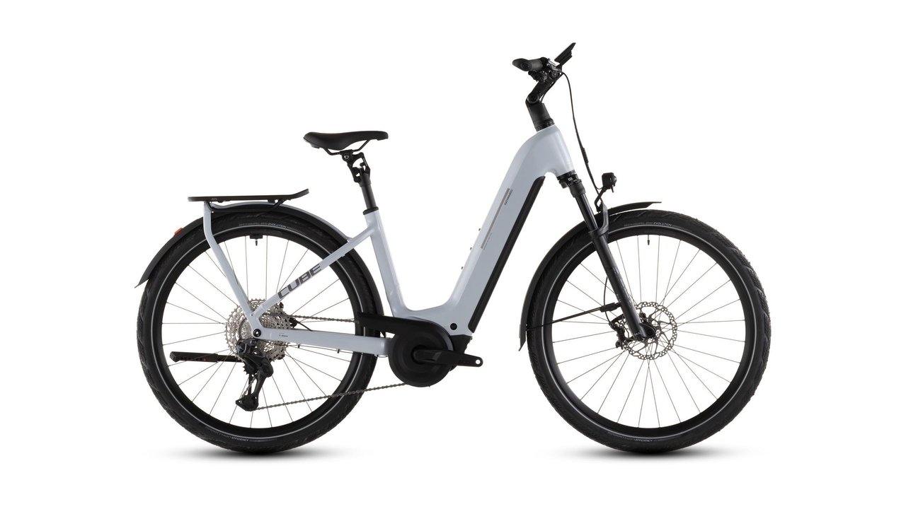 Main image of CUBE CUBE KATHMANDU HYBRID SLX 800 FOGGREY/GREY