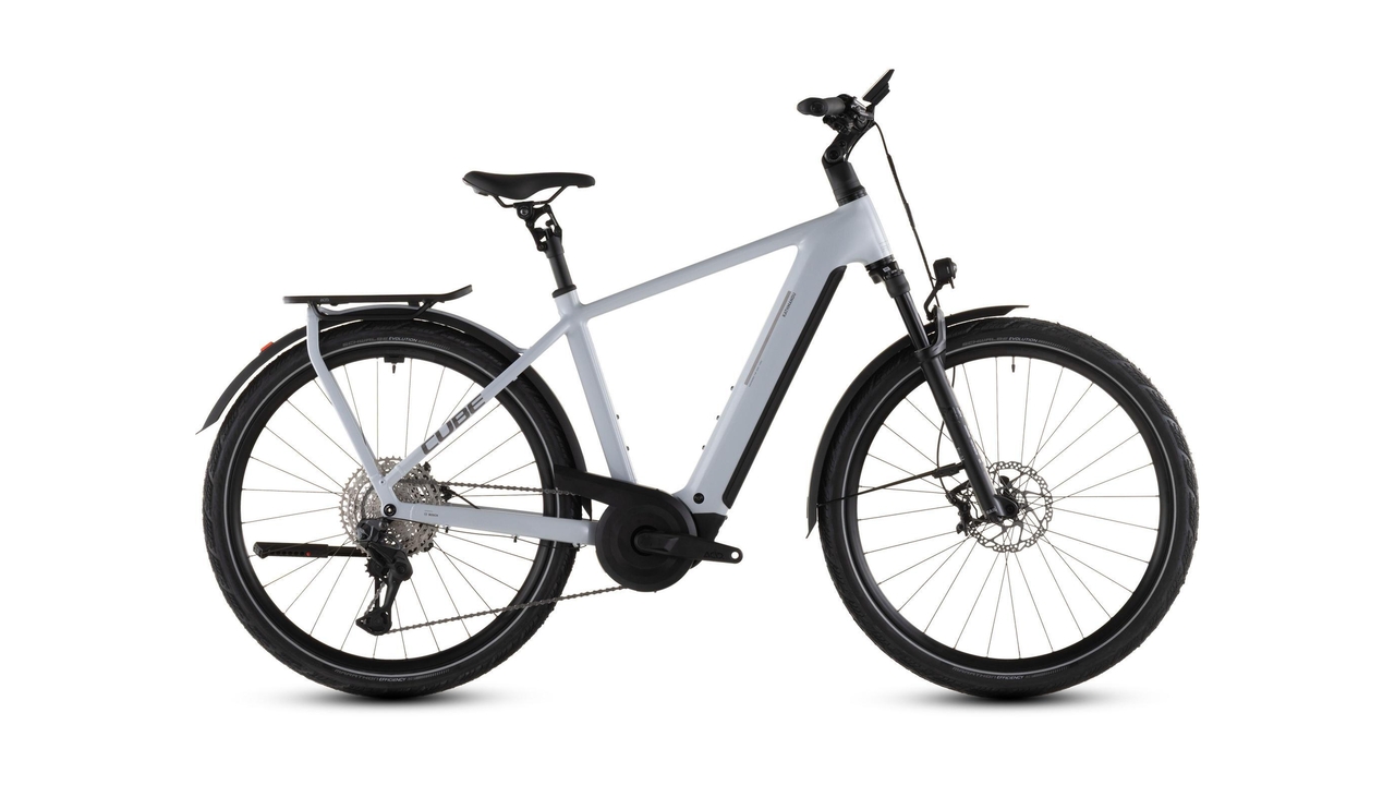 Main image of CUBE CUBE KATHMANDU HYBRID SLX 800 FOGGREY/GREY