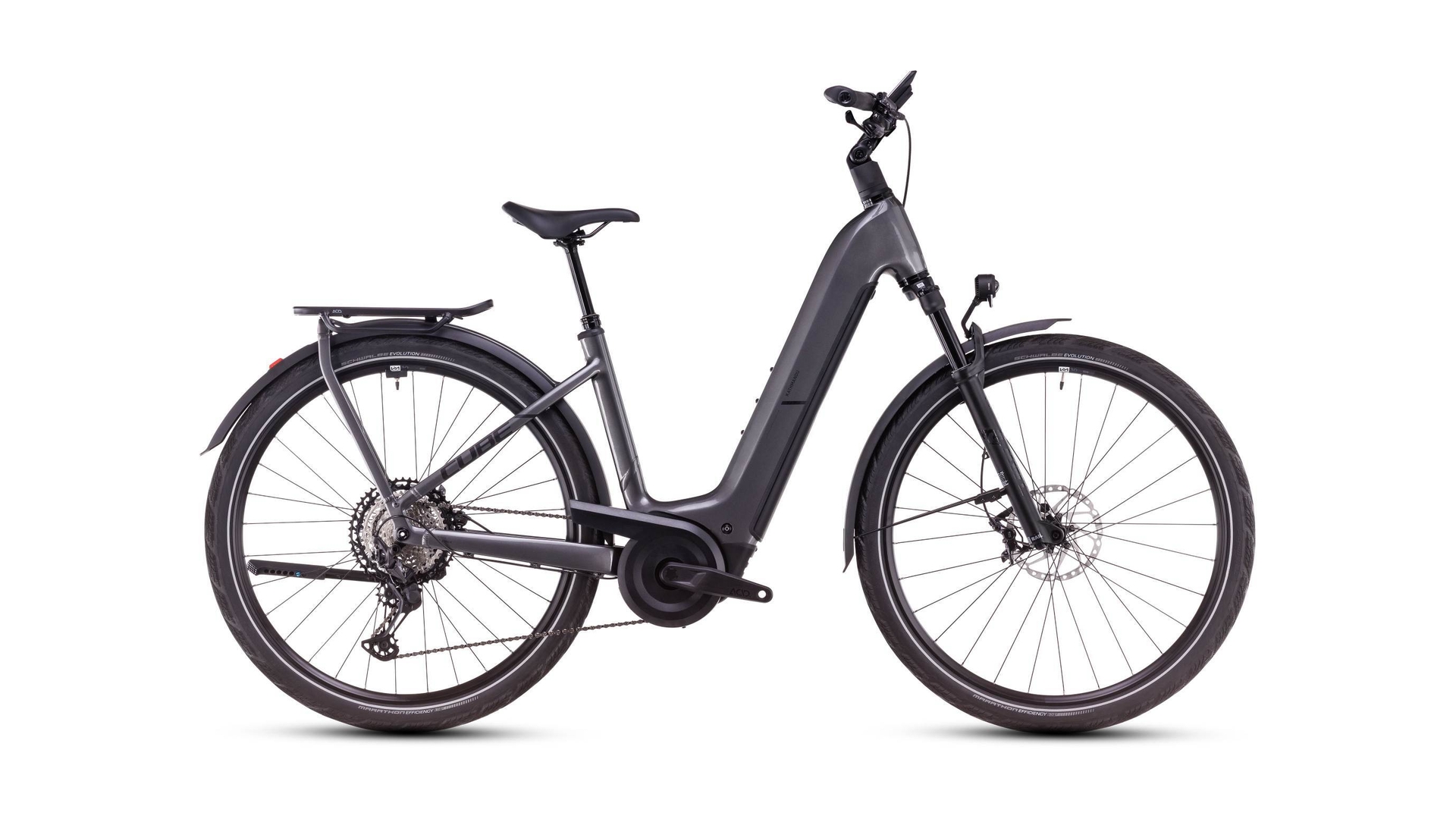 Main image of CUBE CUBE KATHMANDU HYBRID SLX 800 GRAPHITE/BLACK 2025