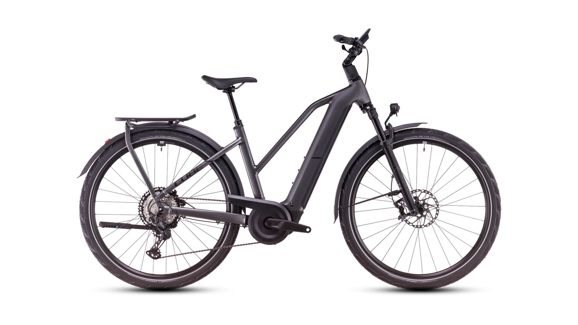 Main image of CUBE CUBE KATHMANDU HYBRID SLX 800 GRAPHITE/BLACK 2025