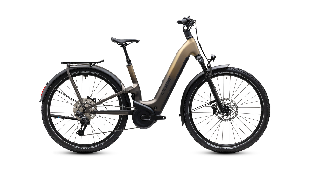 Main image of CUBE Cube Nuride Hybrid ONE11 HPC SLX 800 goldenbrown´n´black