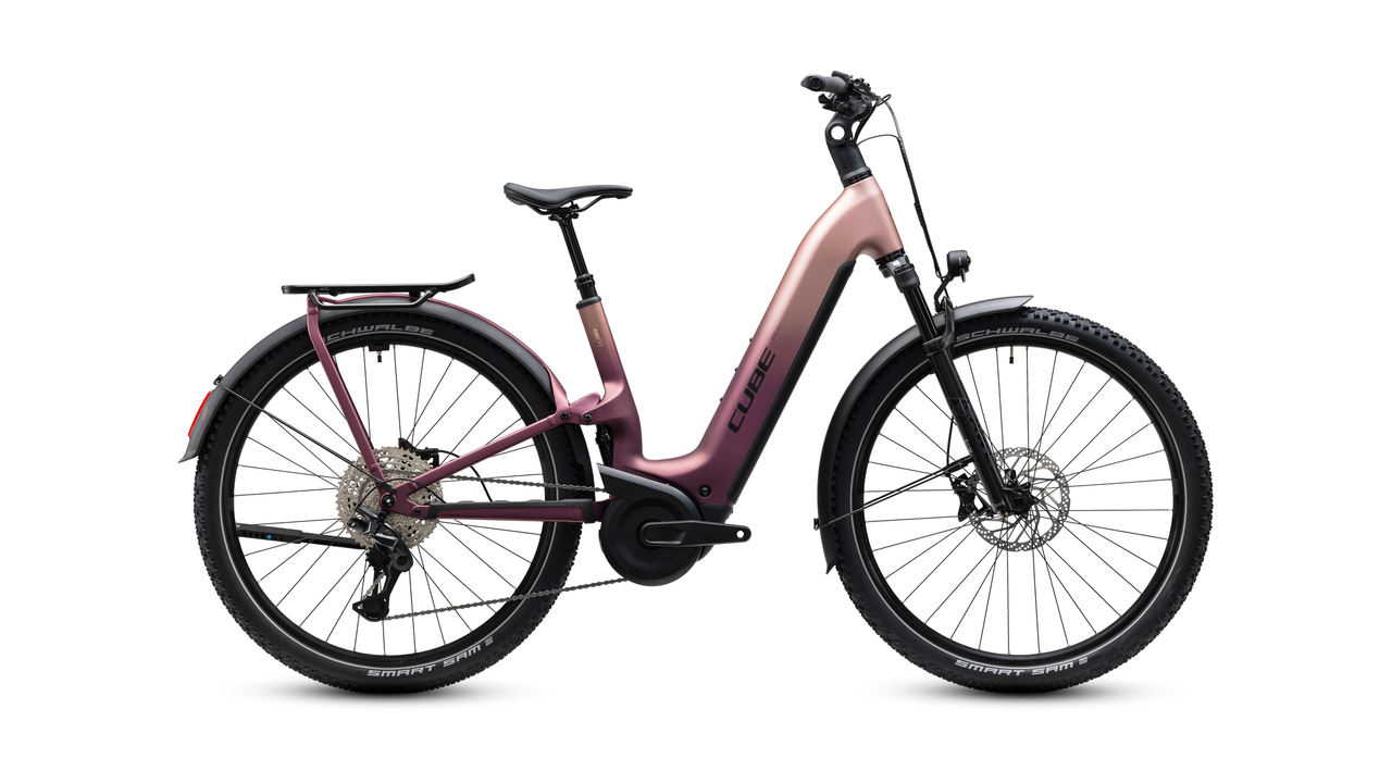 Main image of CUBE Cube Nuride Hybrid ONE11 HPC SLX 800 mauve´n´black