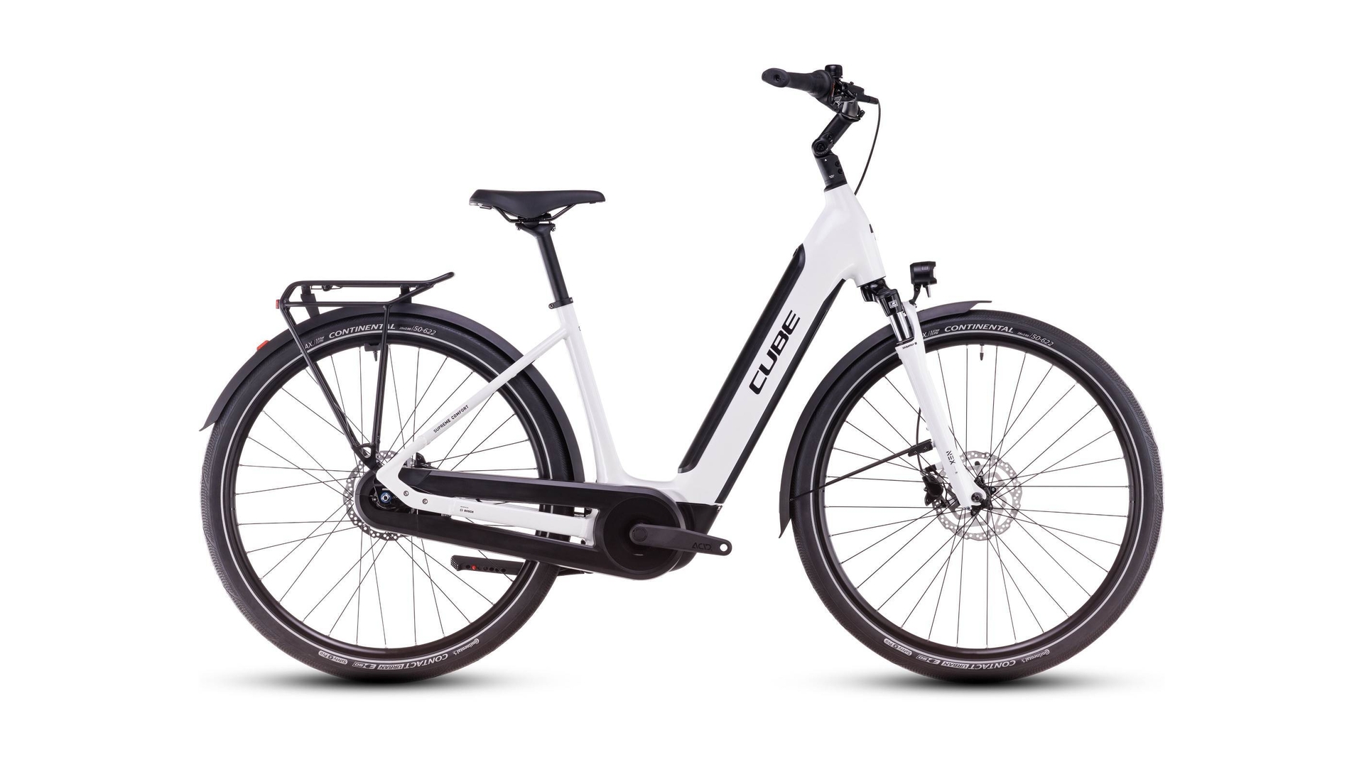 Main image of CUBE CUBE SUPREME HYBRID COMFORT ONE 500 METALLICWHITE/BLACK 2025