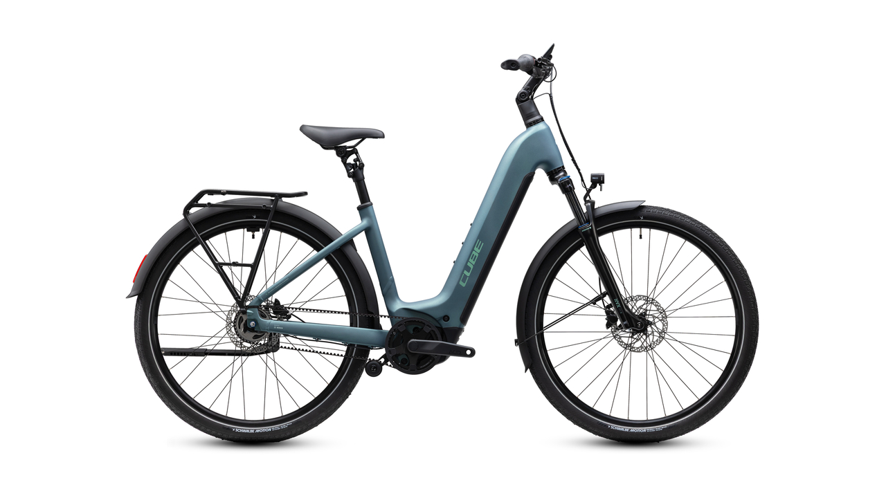 Main image of CUBE Cube Touring Hybrid Deluxe SLX 800 greengranit´n´green