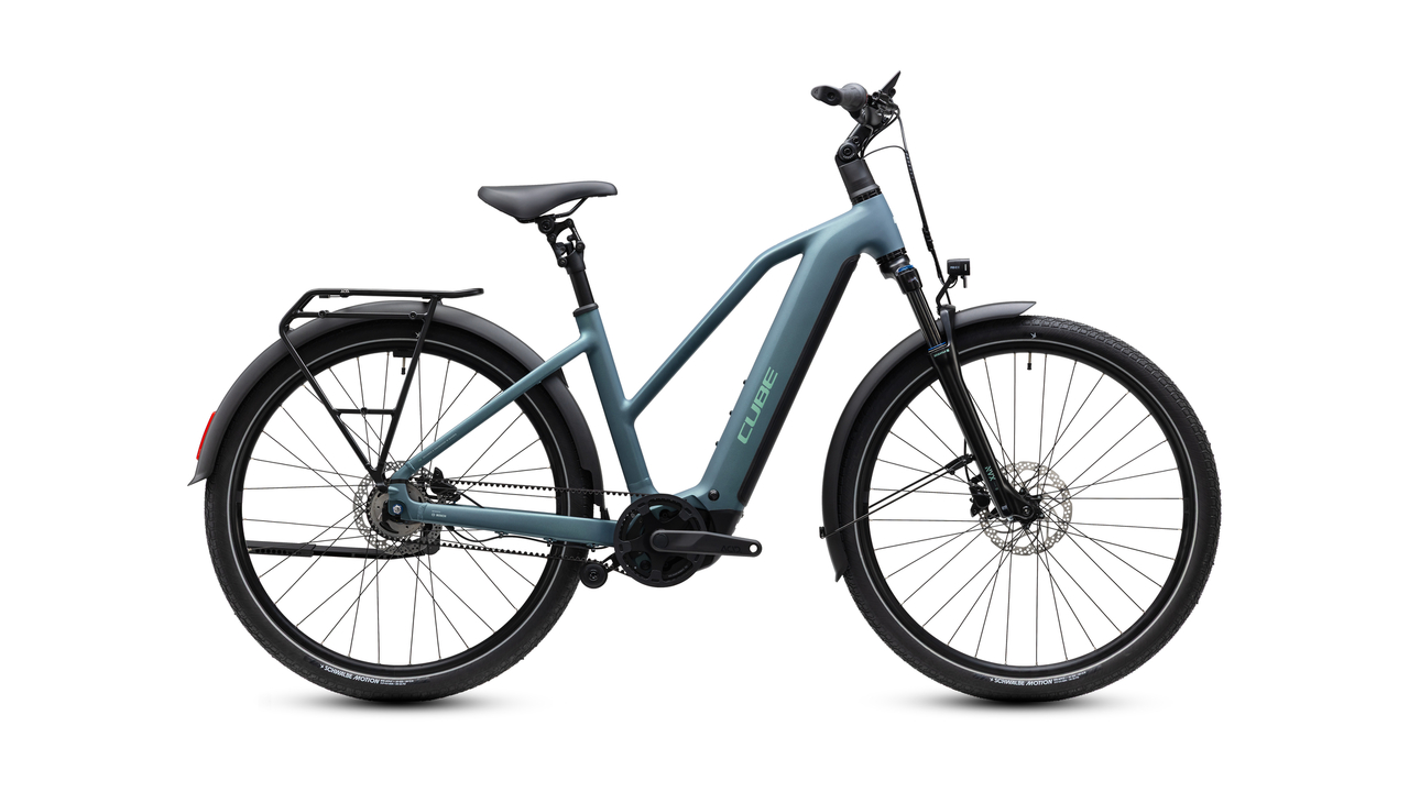 Main image of CUBE Cube Touring Hybrid Deluxe SLX 800 greengranit´n´green