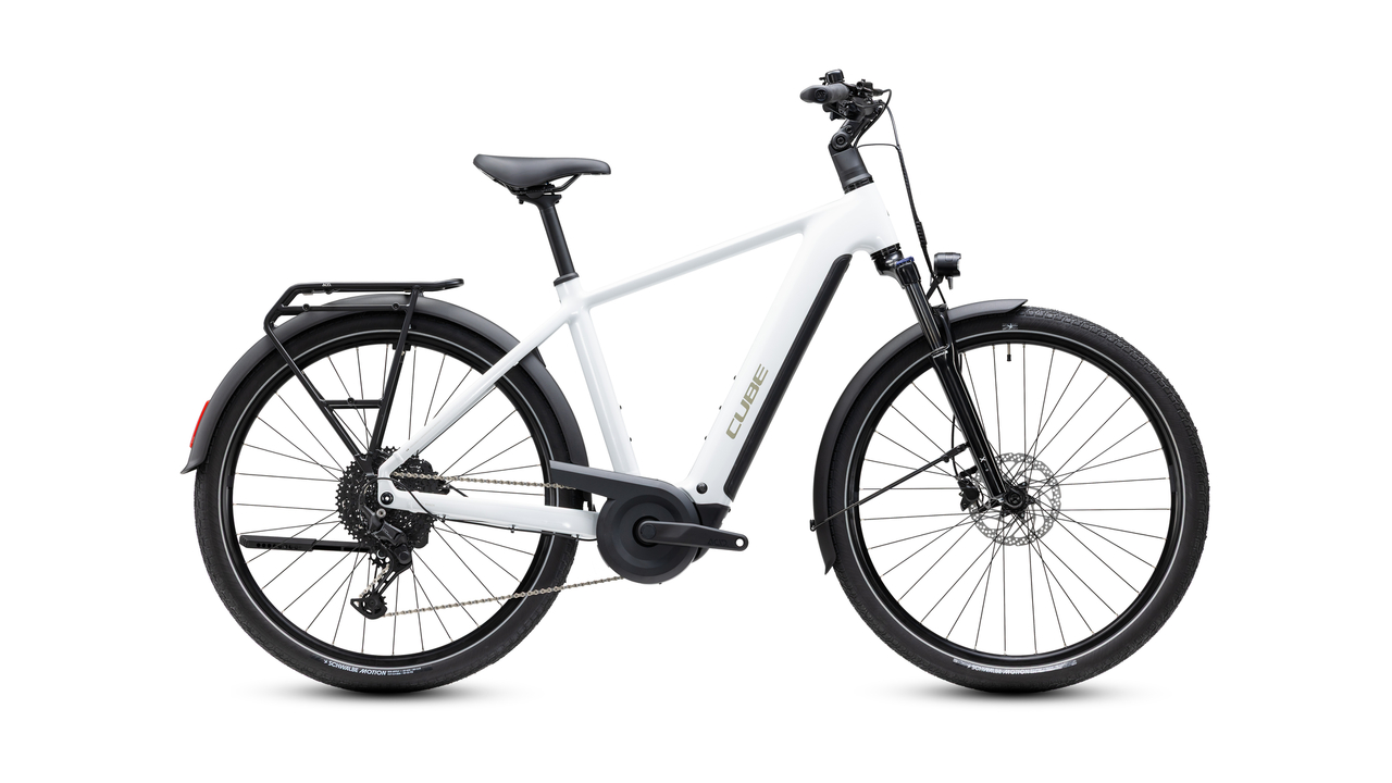 Main image of CUBE Cube Touring Hybrid ONE 600 metallicwhite´n´chrome