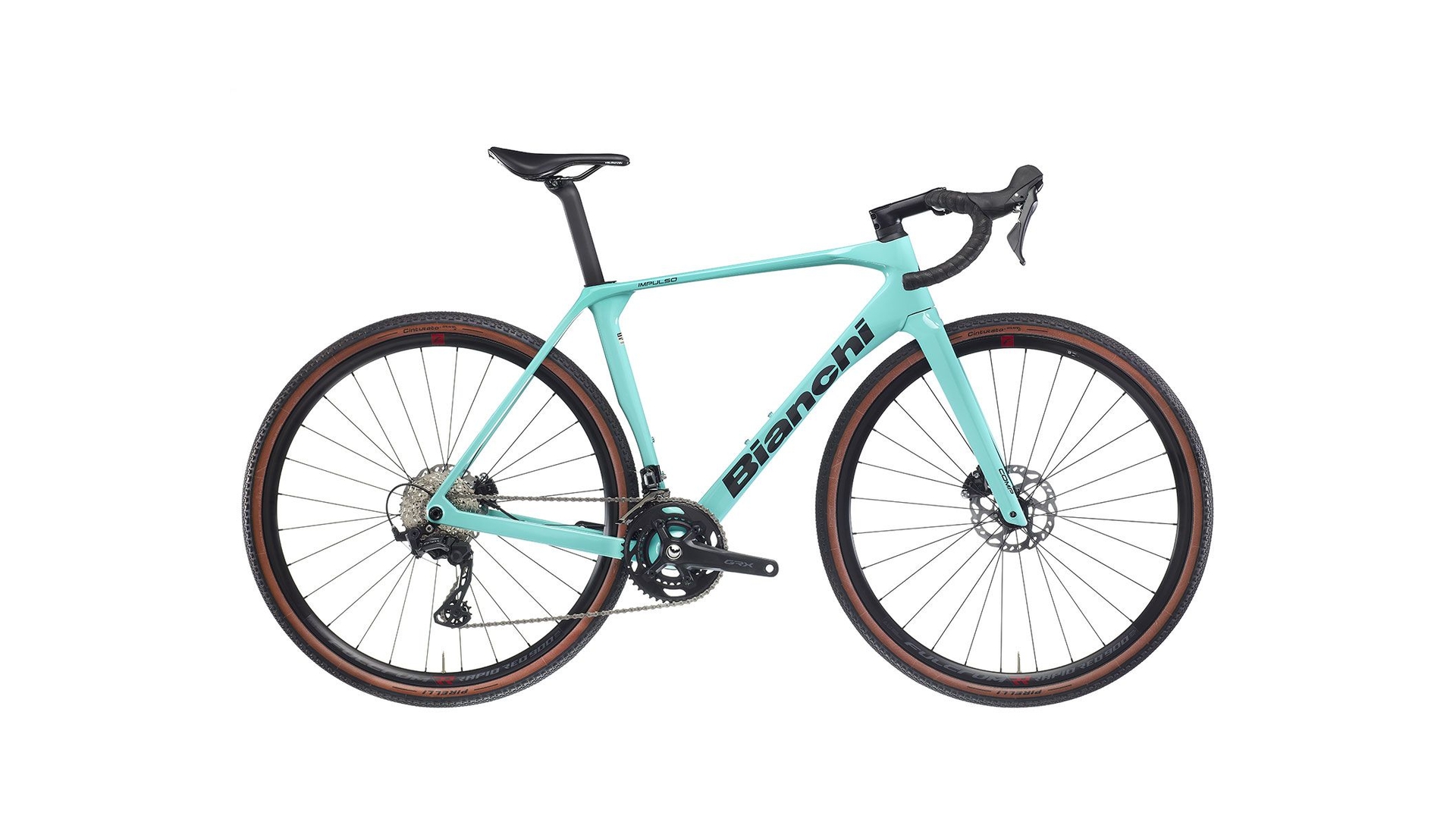 Main image of Bianchi IMPULSO COMP GRX 610 DISC 2X12SP Celeste YTB86