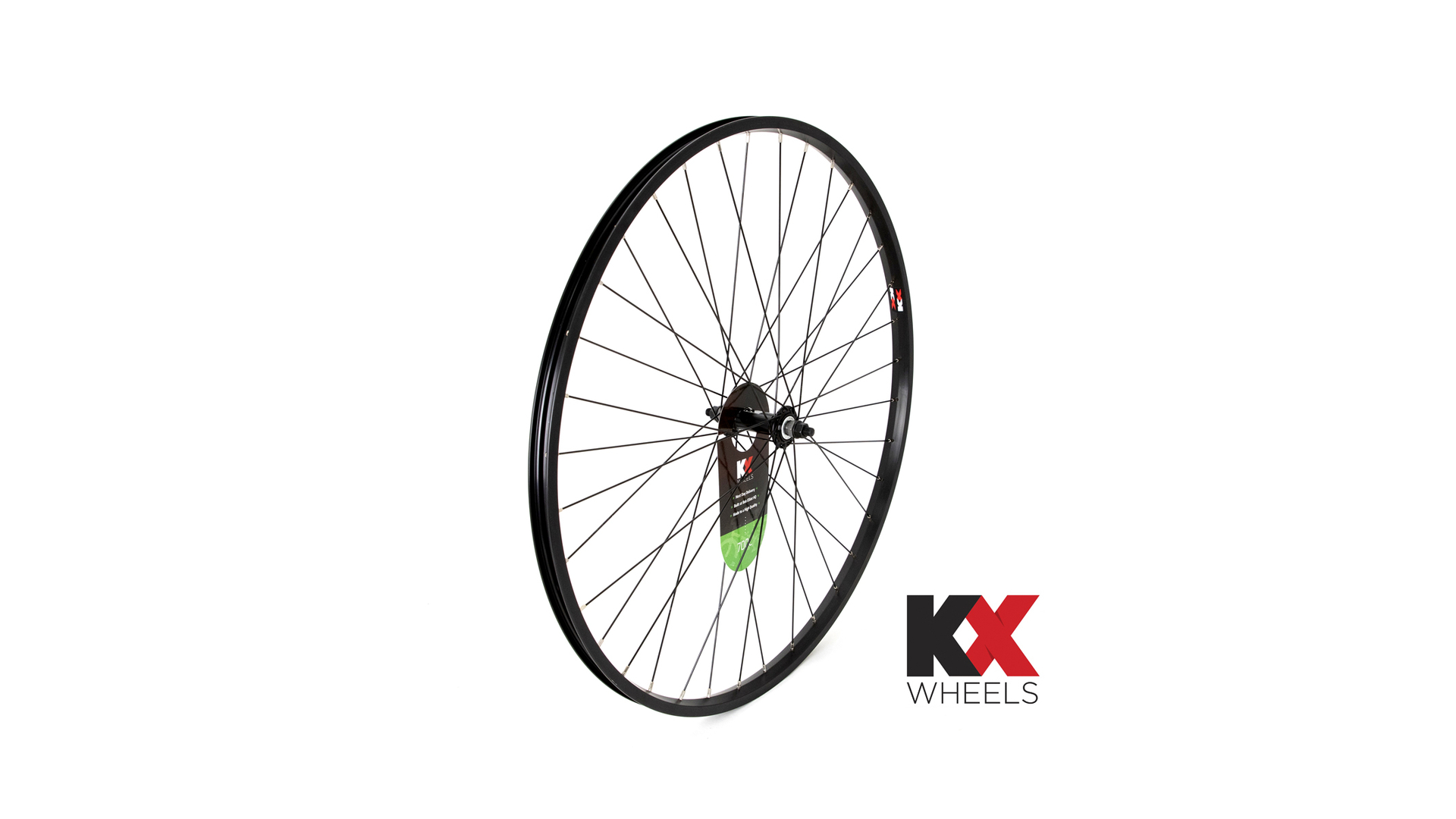 Main image of KranX KX Hybrid 700C Singlewall Solid Axle Wheel Rim Brake (Front)